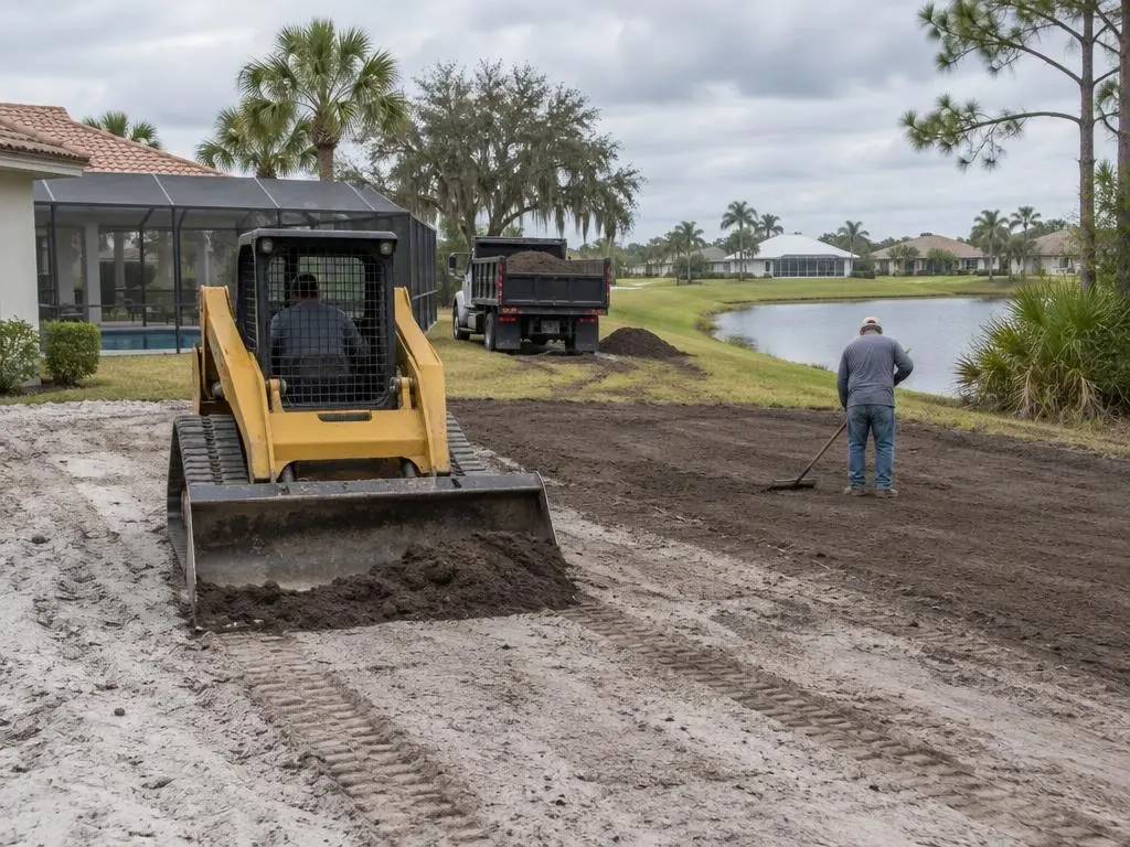 Dirt Work & Yard Grading in Sarasota, FL