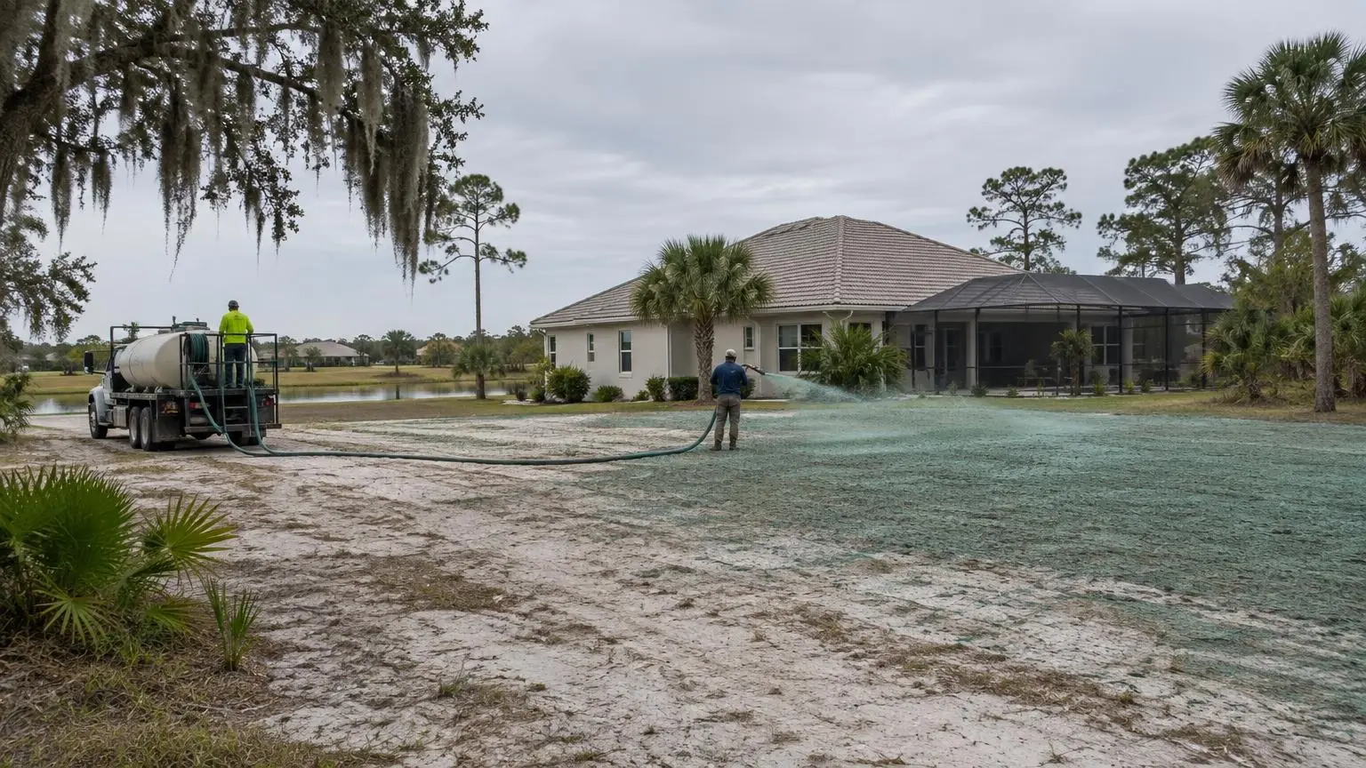Hydroseeding in Sarasota, FL